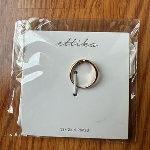 NEW Ettika 18k Gold-Plated Ring